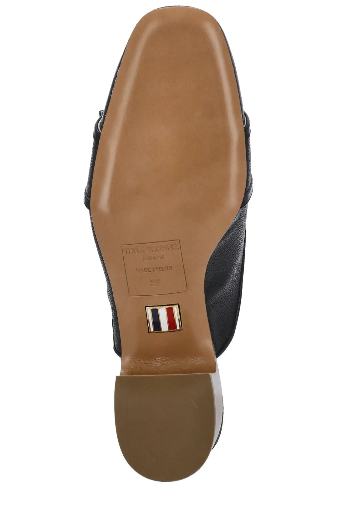 Thom Browne RWB-Striped Low Block Heel Mules