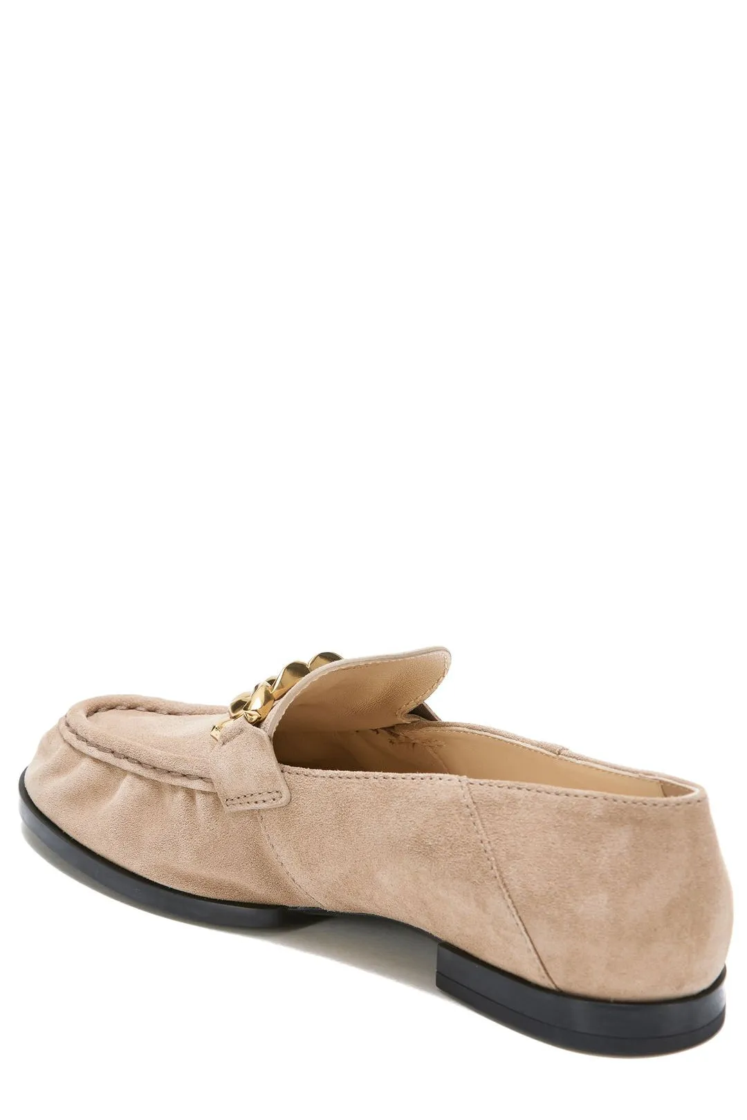 Tod's Chain Detailed Gathered Toe Loafers