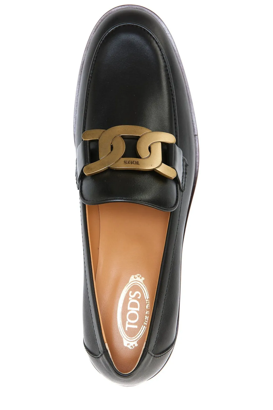 Tod's Chain-Link Detail Loafers