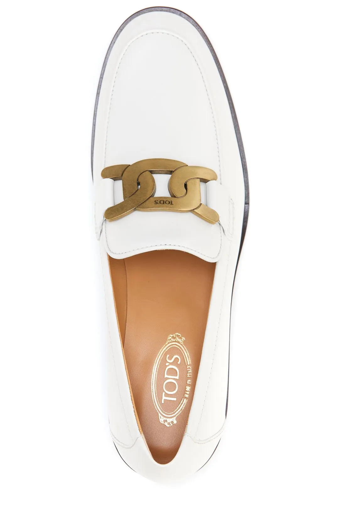 Tod's Chain-Link Detail Loafers