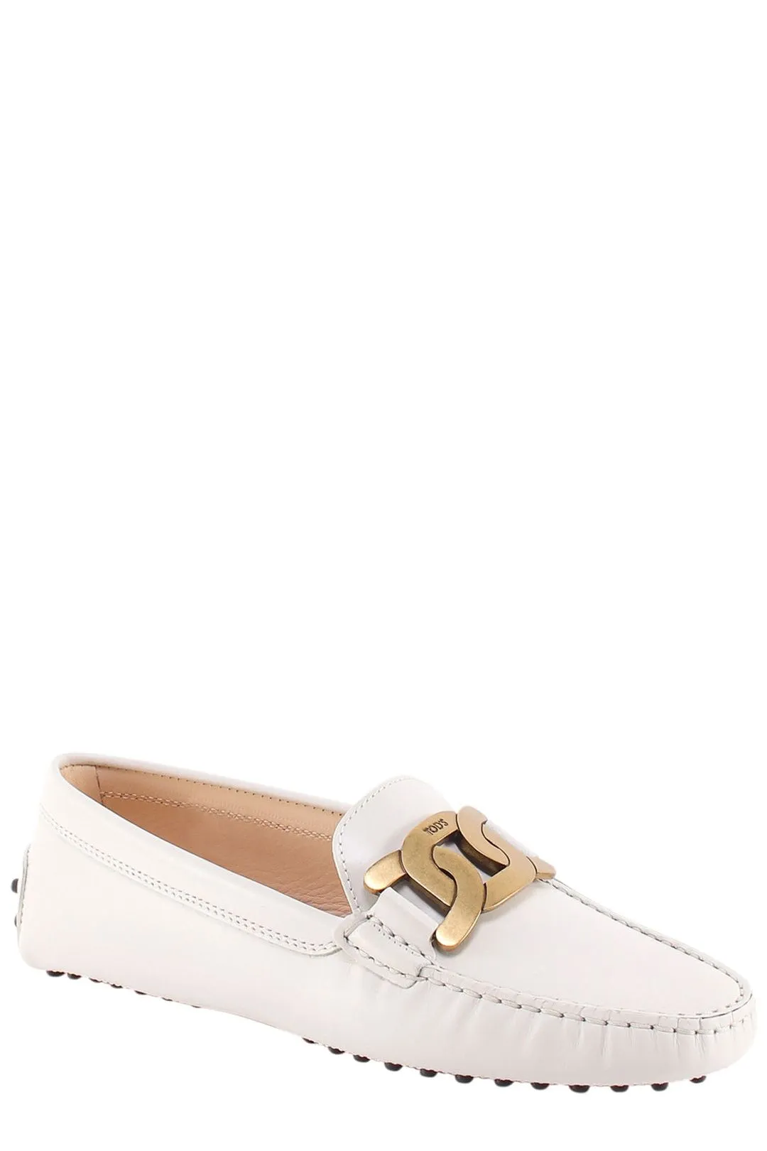 Tod's Chain-Link Embellished Loafers