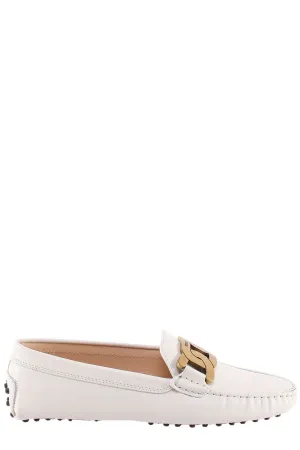 Tod's Chain-Link Embellished Loafers