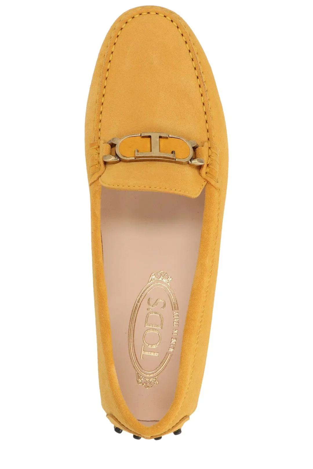 Tod's Gommino Logo Plaque Loafers