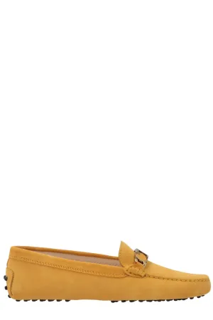 Tod's Gommino Logo Plaque Loafers