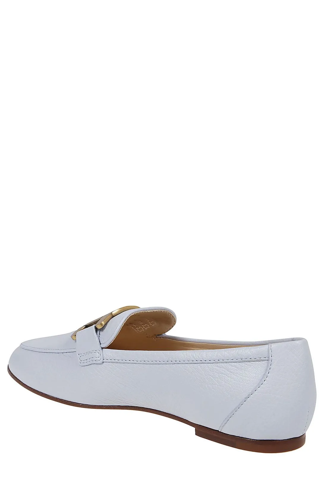 Tod's Kate Chain Link Almond Toe Loafers