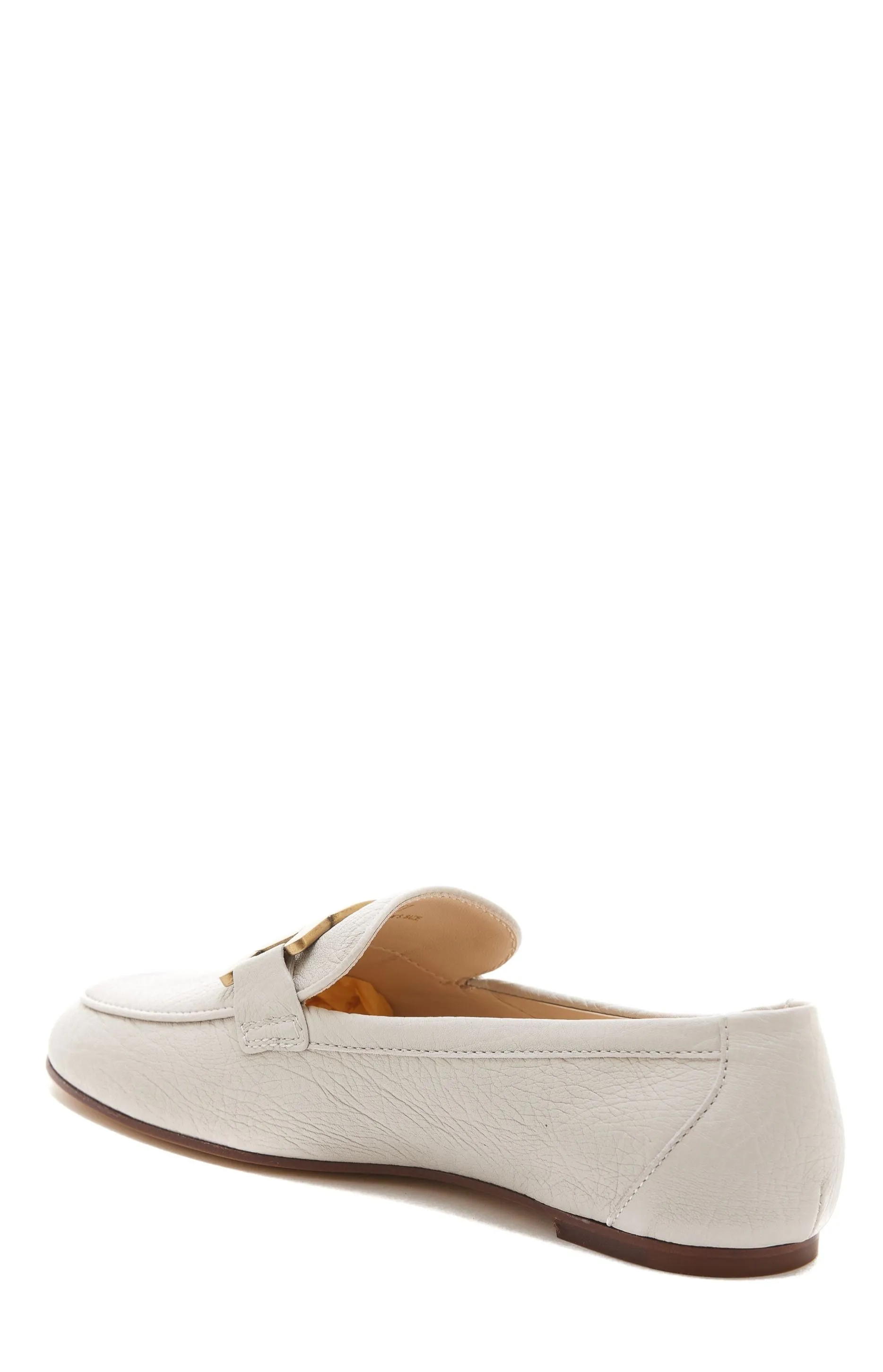 Tod's Kate Chain Link Almond Toe Loafers