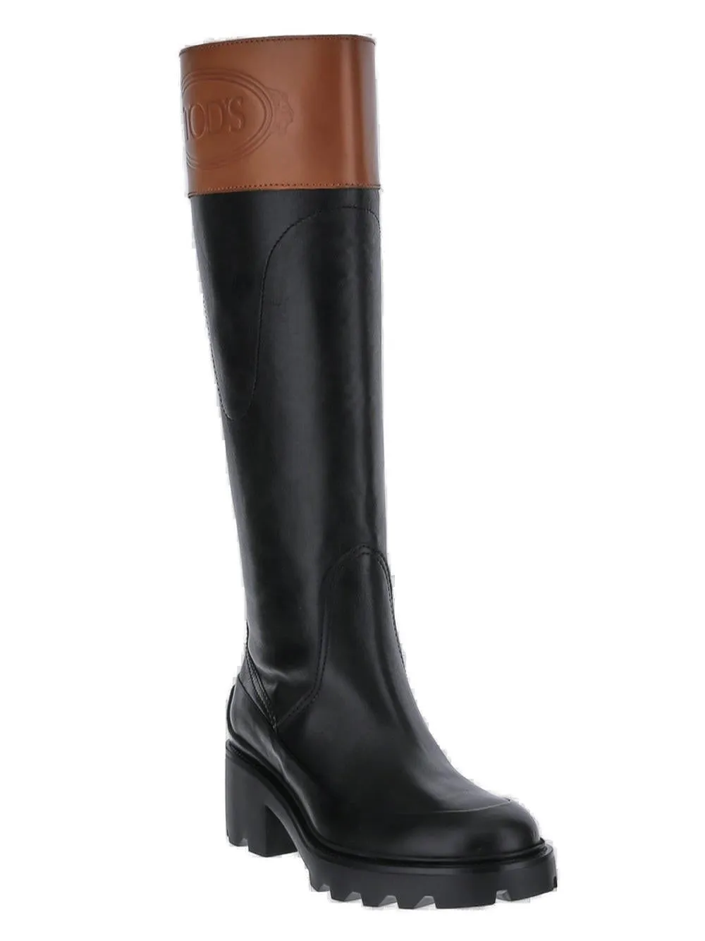 Tod's Logo Embossed Detail Boots