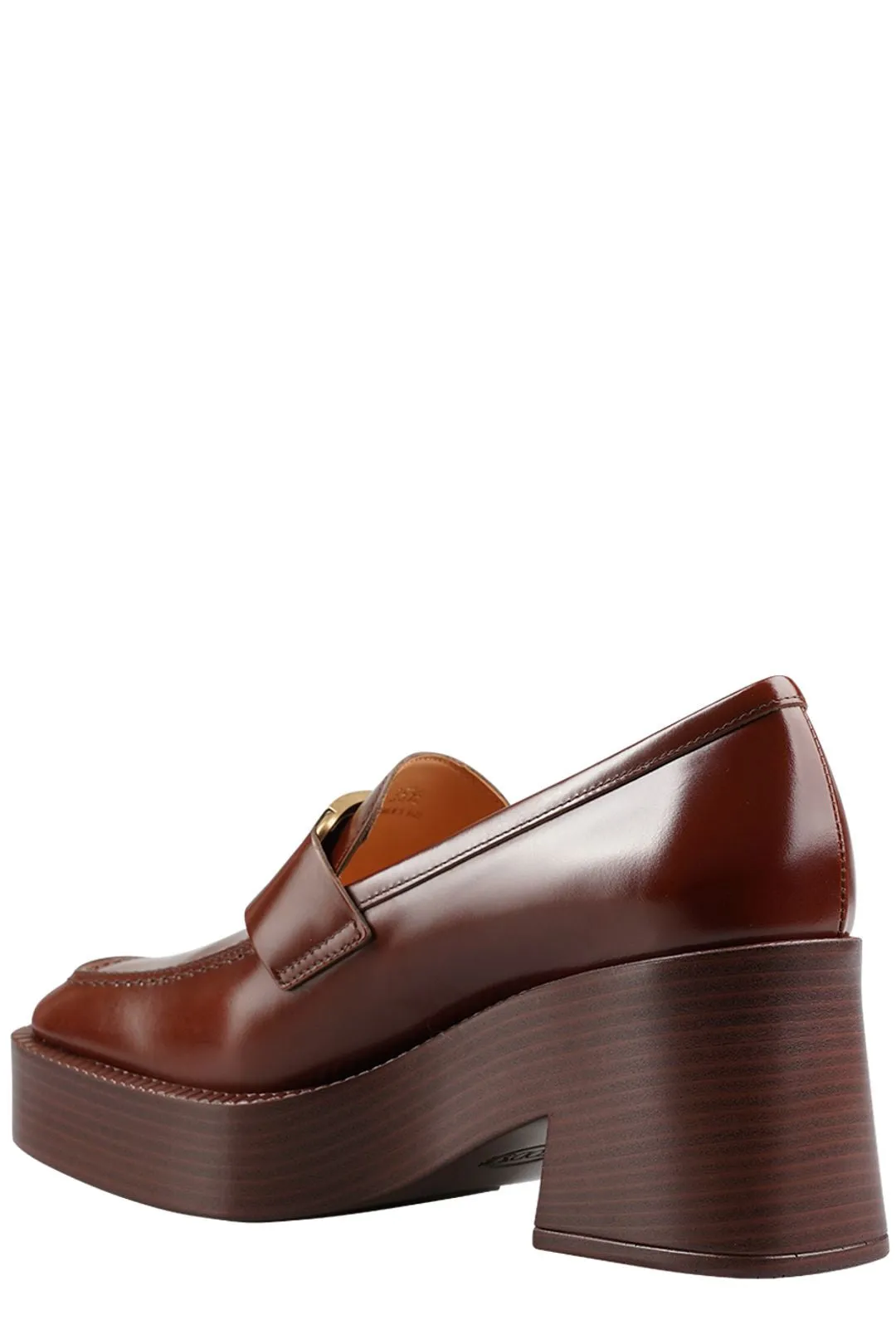 Tod's Logo Engraved Detail Moccasin Pumps