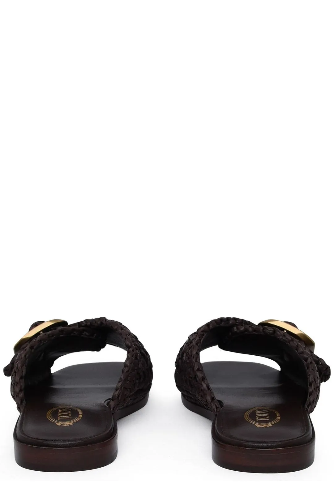 Tod's Woven Slip-On Sandals