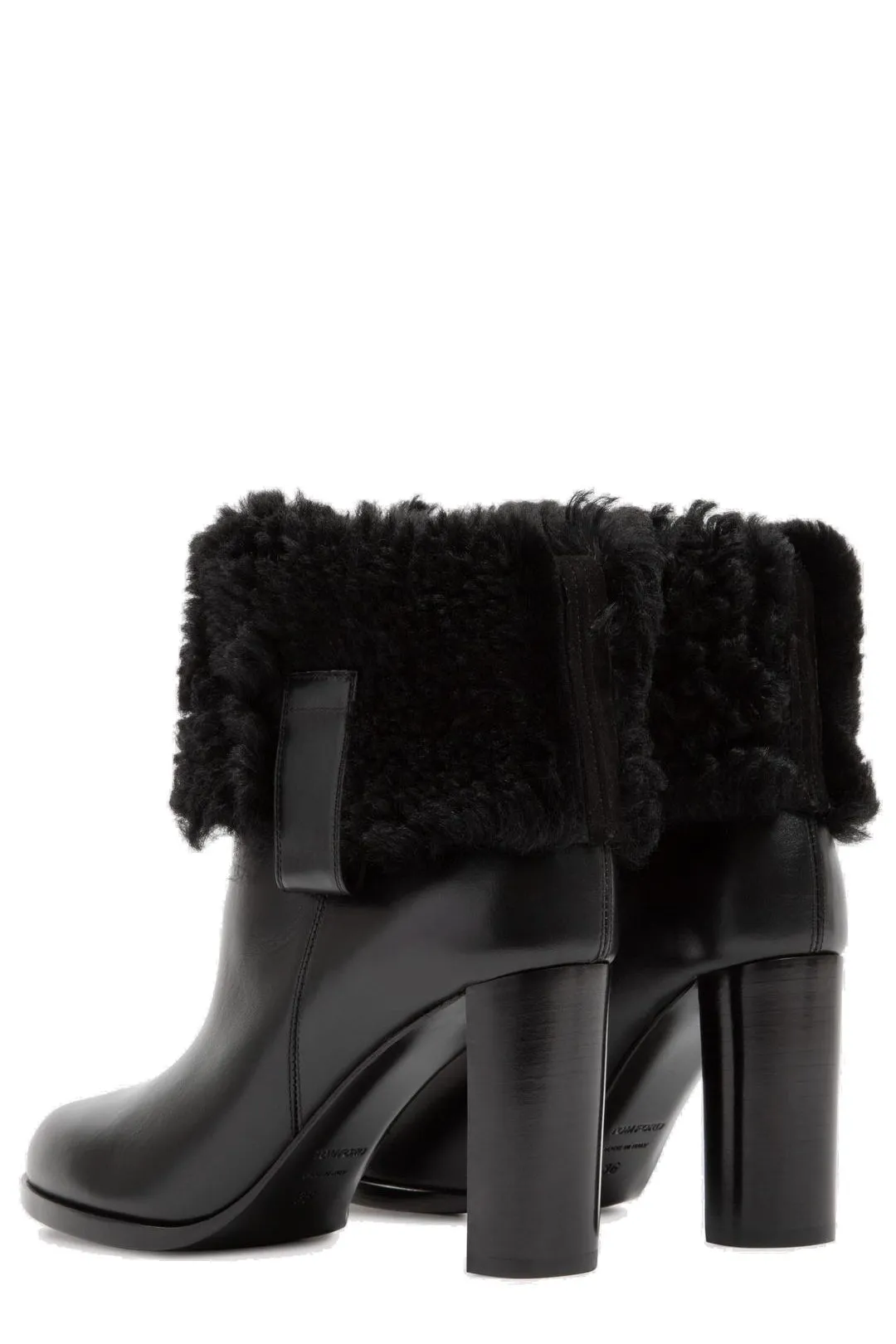 Tom Ford Shearling Heeled Boots