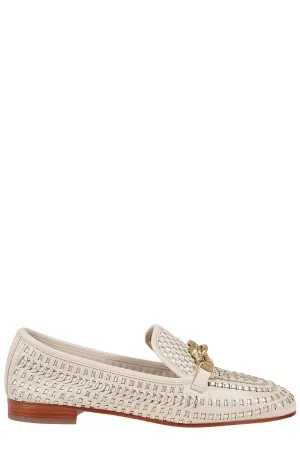 Tory Burch Jessa Woven Slip-On Loafers