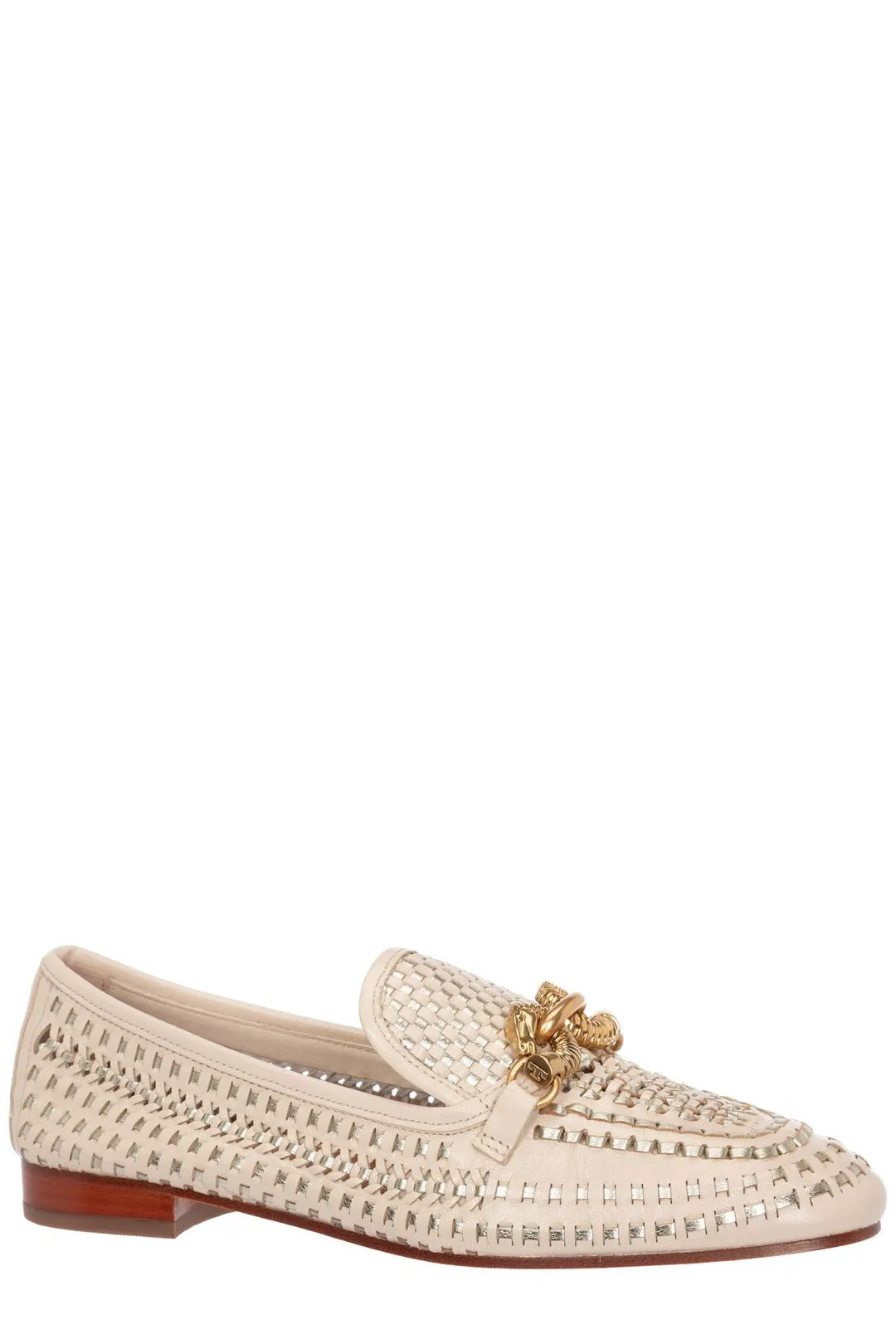 Tory Burch Jessa Woven Slip-On Loafers