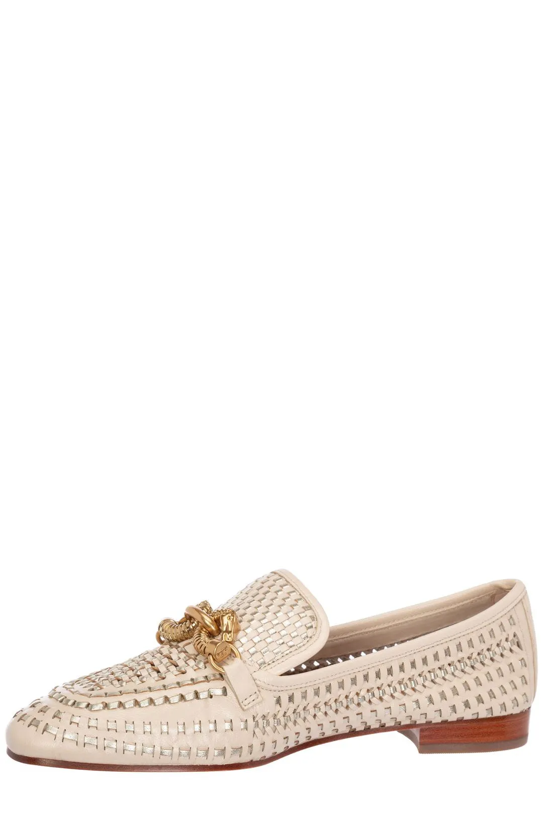 Tory Burch Jessa Woven Slip-On Loafers
