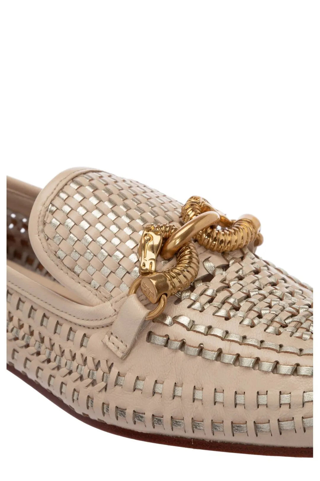 Tory Burch Jessa Woven Slip-On Loafers