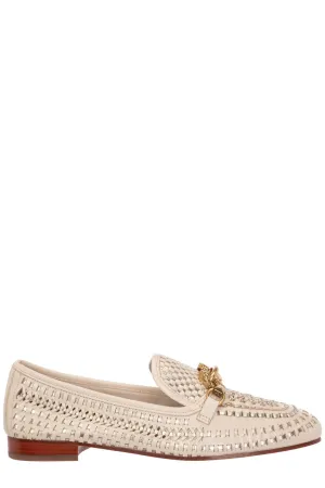 Tory Burch Jessa Woven Slip-On Loafers