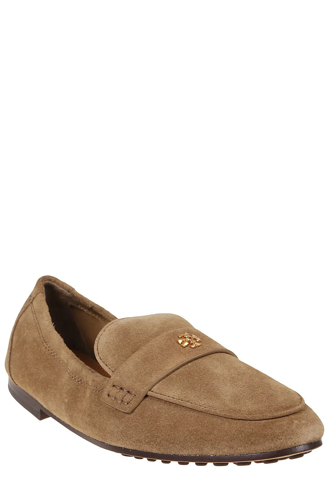 Tory Burch Logo Plaque Slip-On Loafers