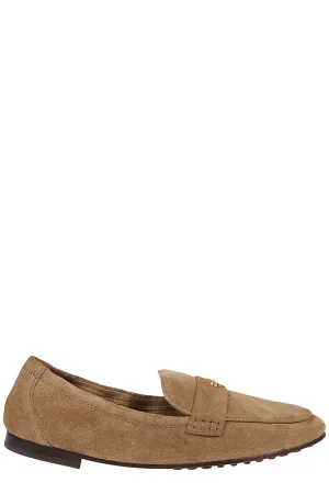 Tory Burch Logo Plaque Slip-On Loafers
