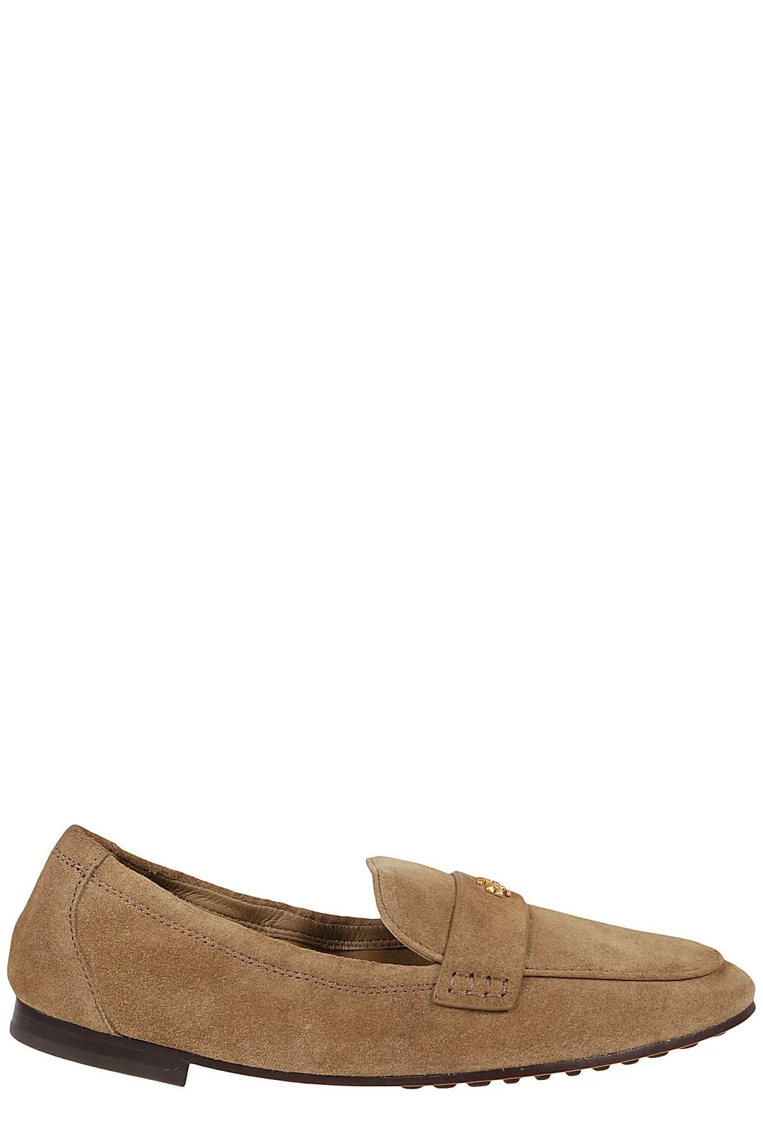 Tory Burch Logo Plaque Slip-On Loafers
