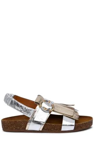 Tory Burch Ring Ankle Strap Sandals