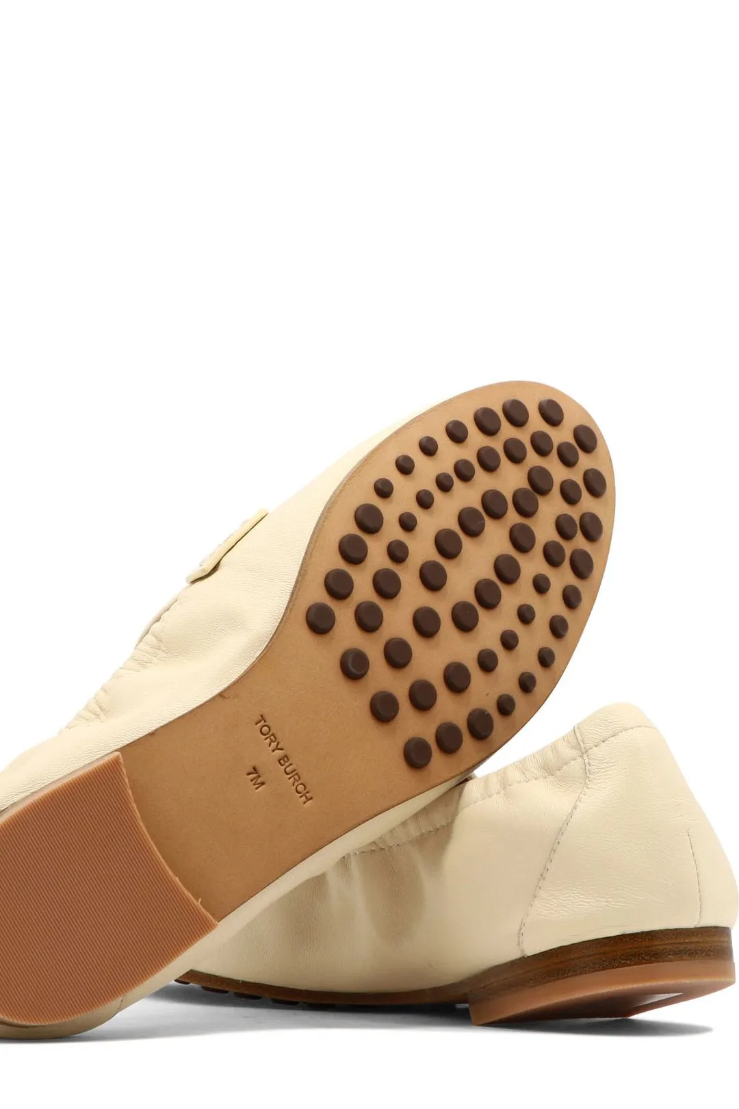 Tory Burch Round Toe Slip-On Loafers