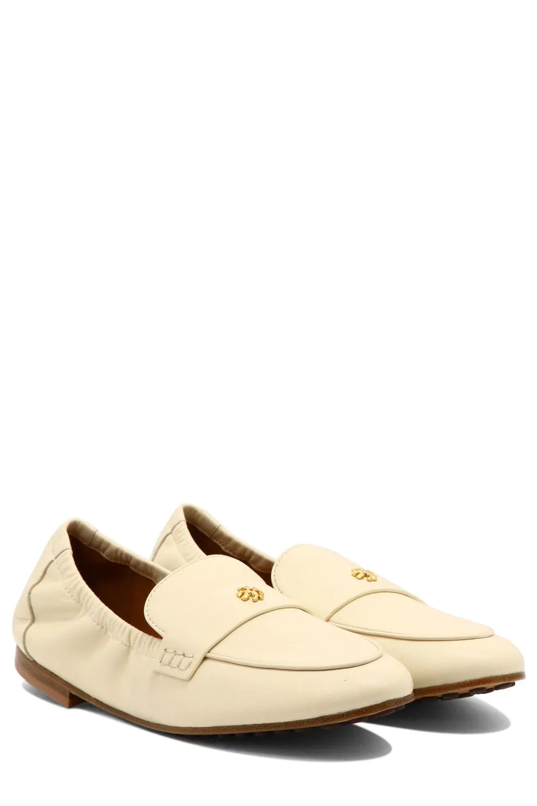 Tory Burch Round Toe Slip-On Loafers