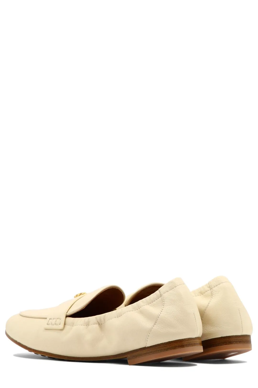 Tory Burch Round Toe Slip-On Loafers