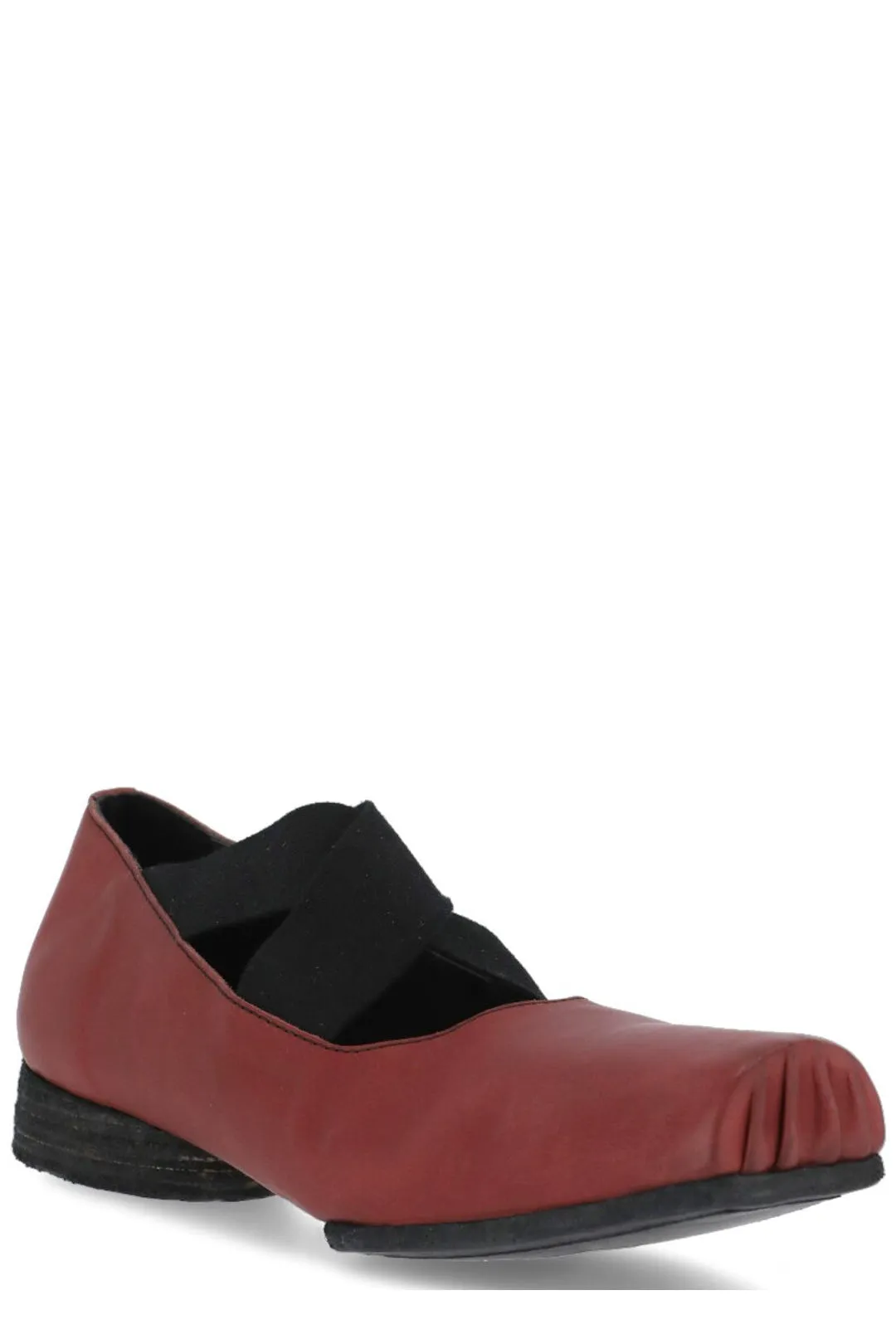Uma Wang Crossover Strap Ballerina Flats