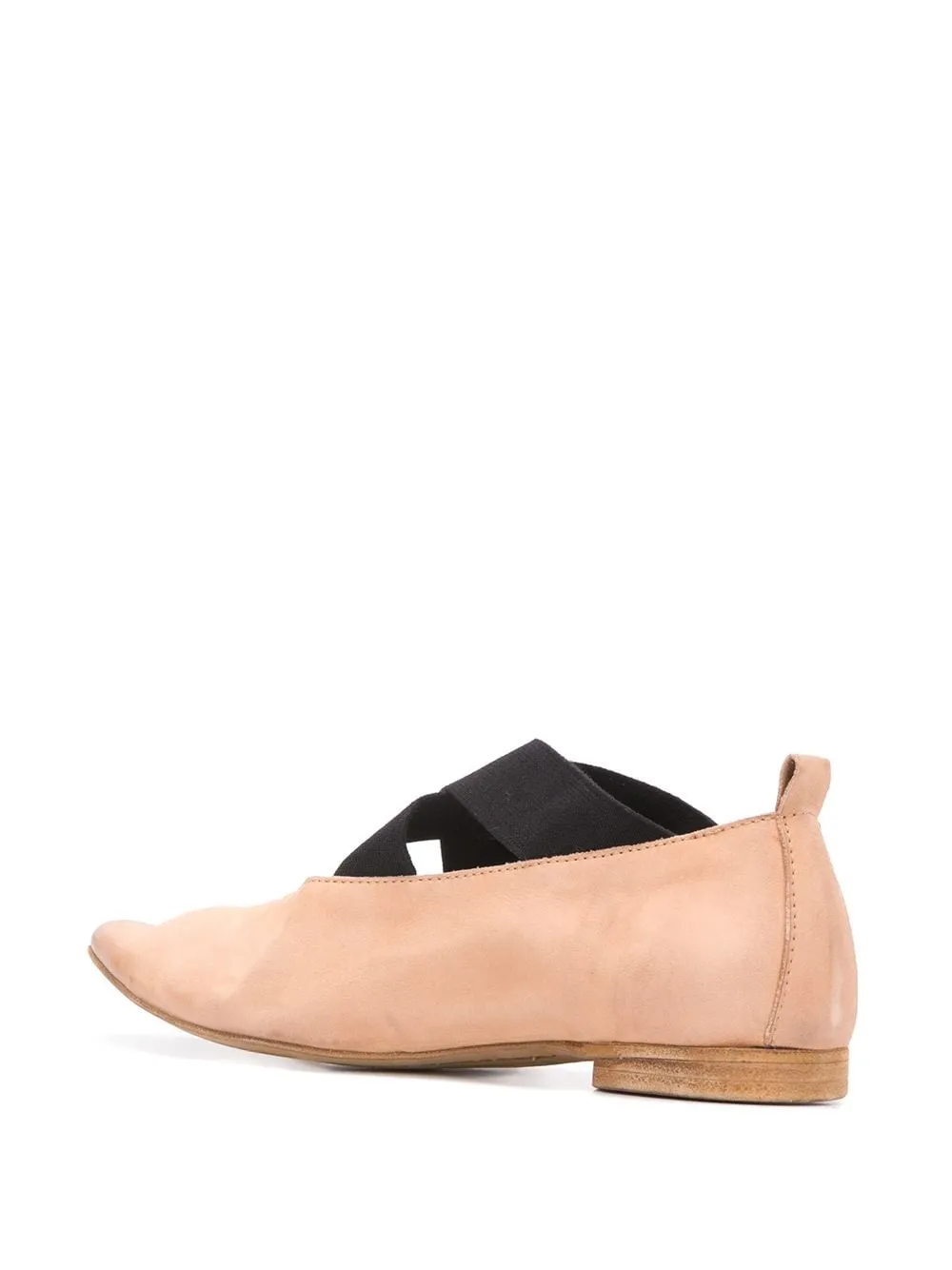 Uma Wang Crossover Strap Ballerina Flats
