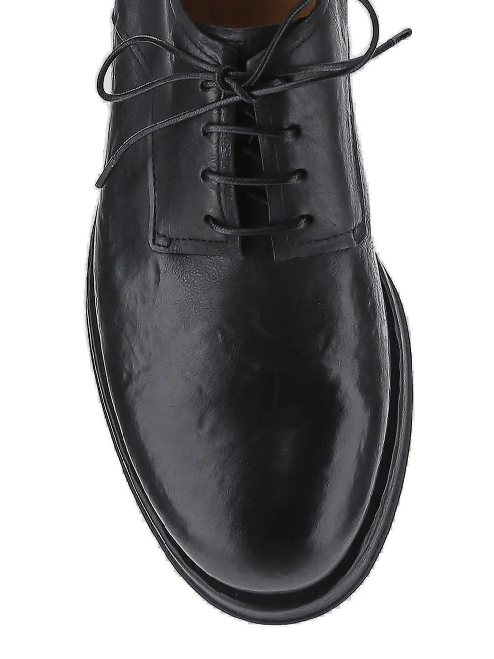 Uma Wang Round Toe Lace-Up Shoes