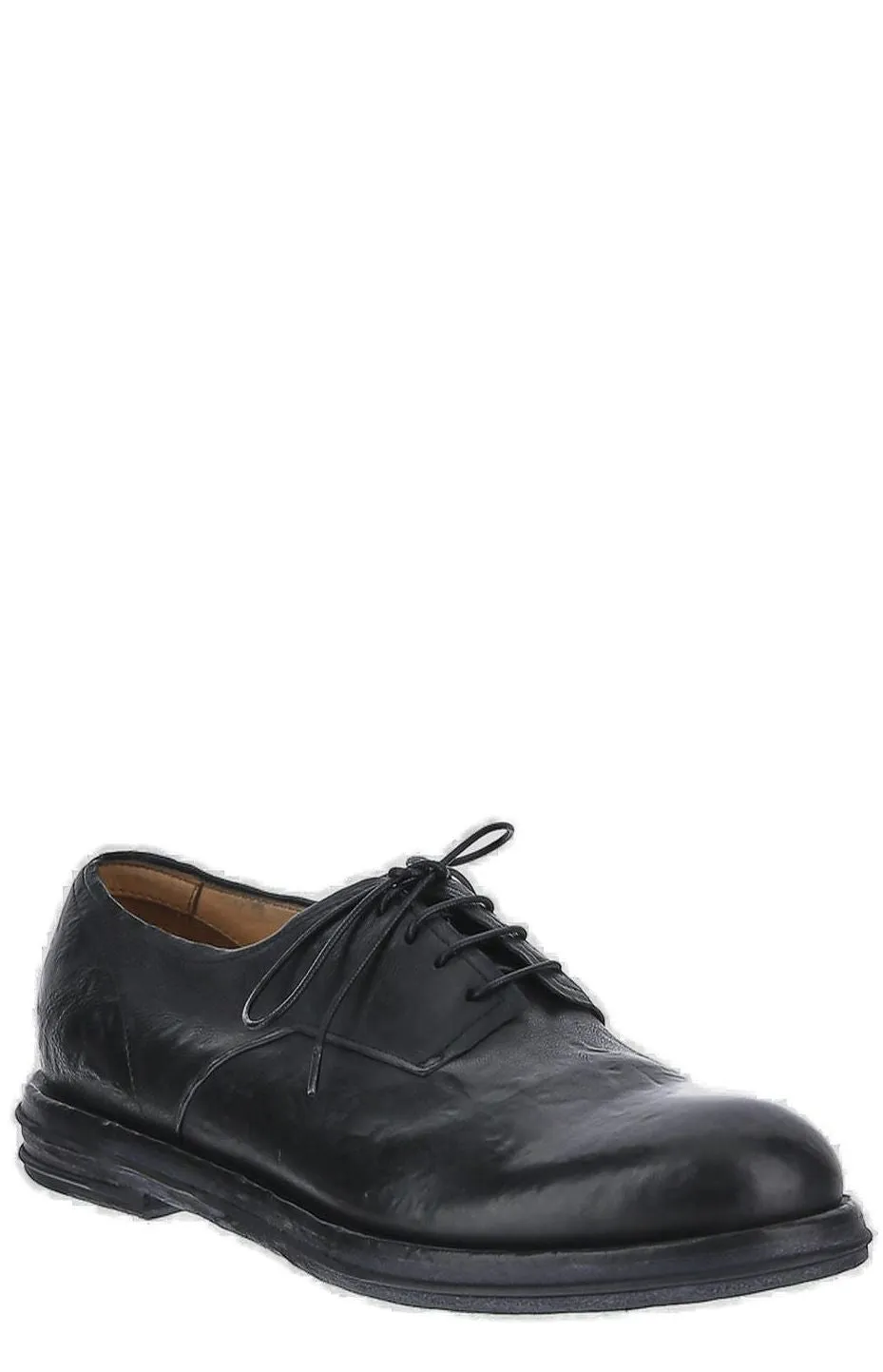 Uma Wang Round Toe Lace-Up Shoes