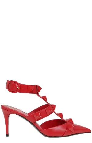 Valentino Garavani Rockstud Pointed-Toe Pumps