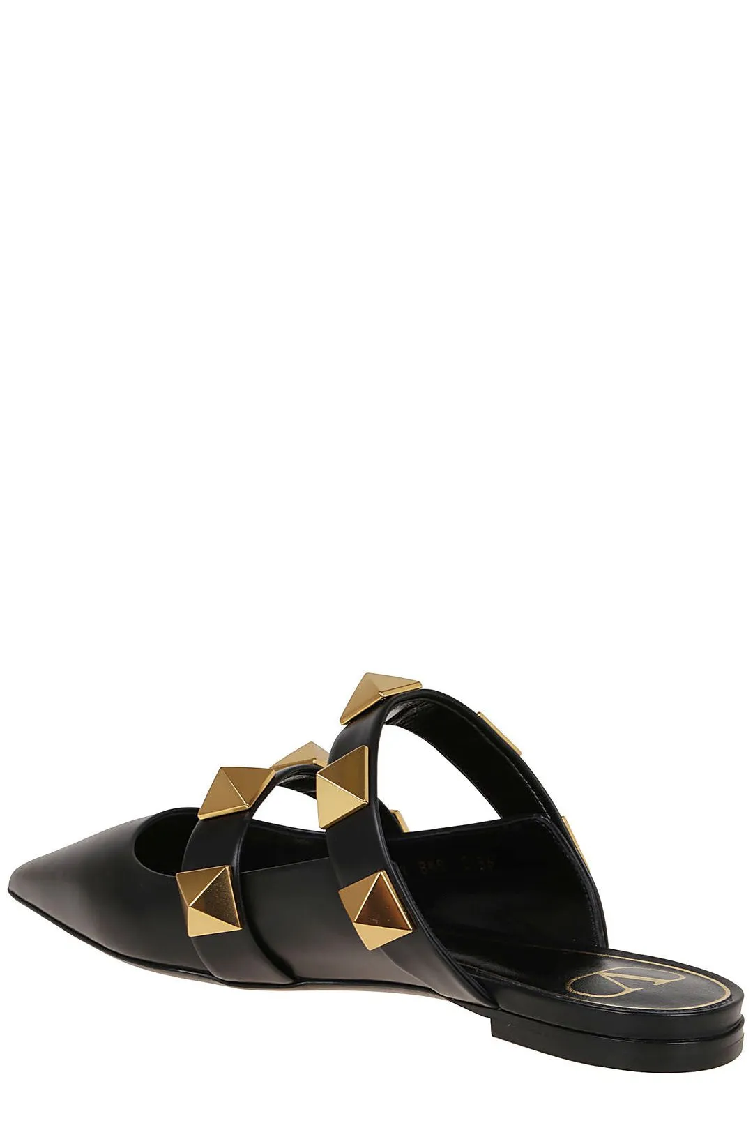 Valentino Garavani Roman Stud Pointed Toe Flats
