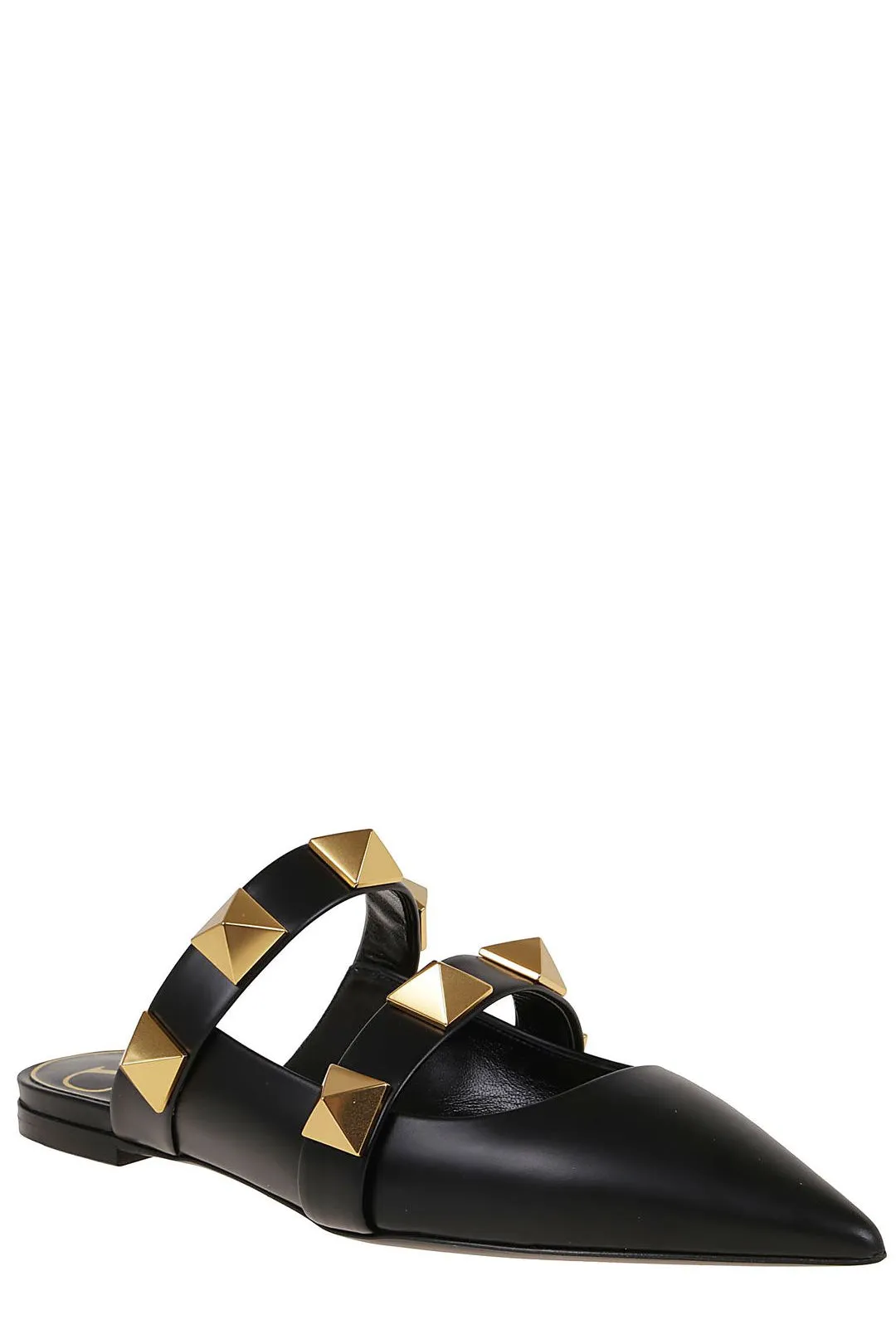 Valentino Garavani Roman Stud Pointed Toe Flats