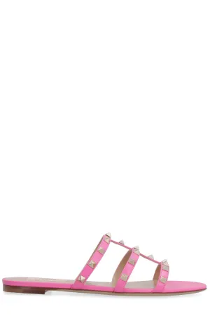 ValentinoGaravani Rockstud Slip-On Sandals