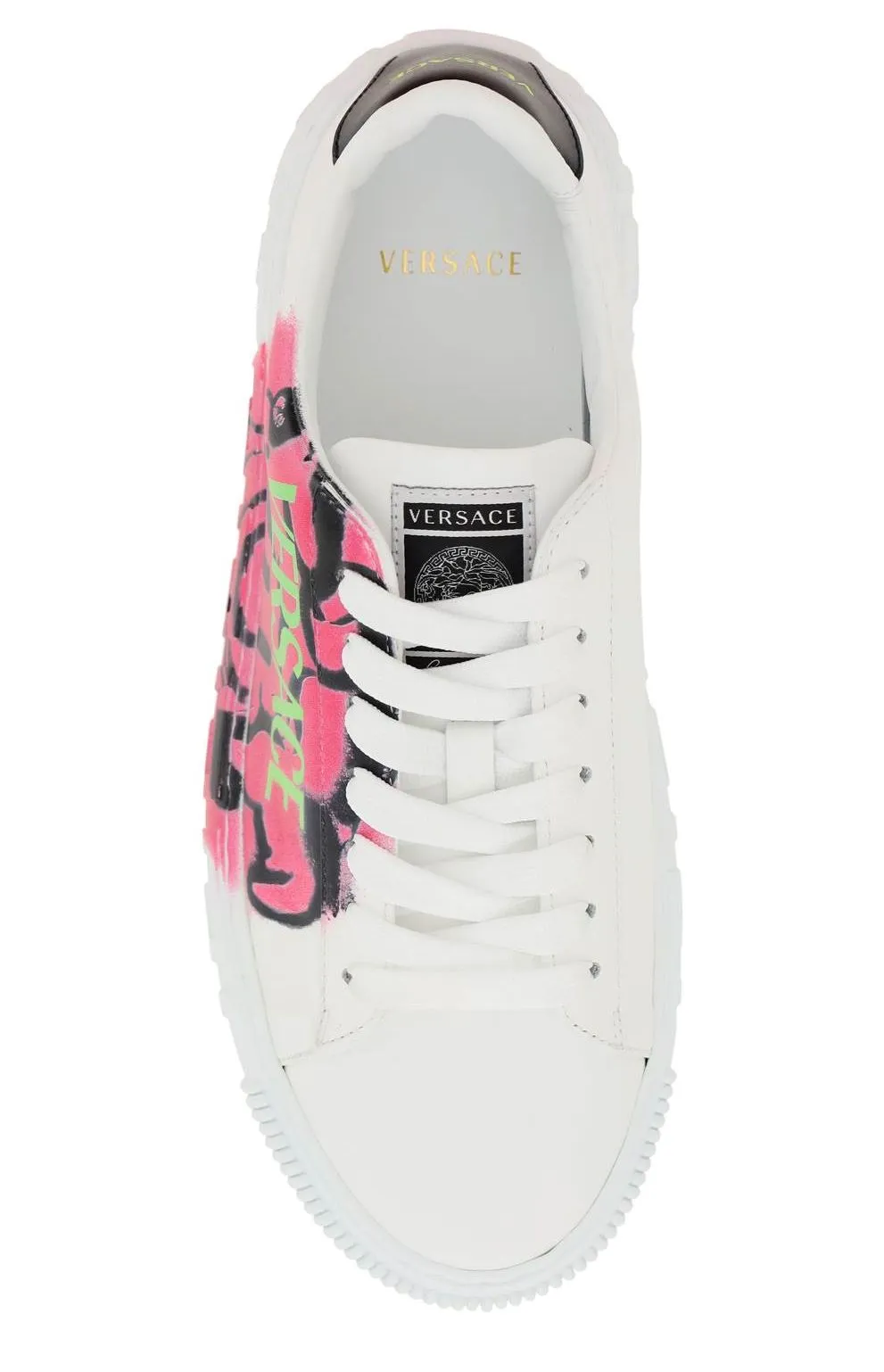 Versace Greca Logo Printed Sneakers