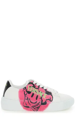 Versace Greca Logo Printed Sneakers
