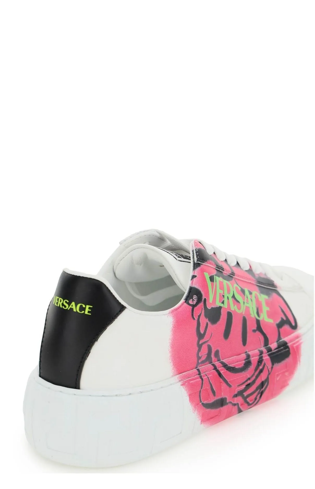 Versace Greca Logo Printed Sneakers