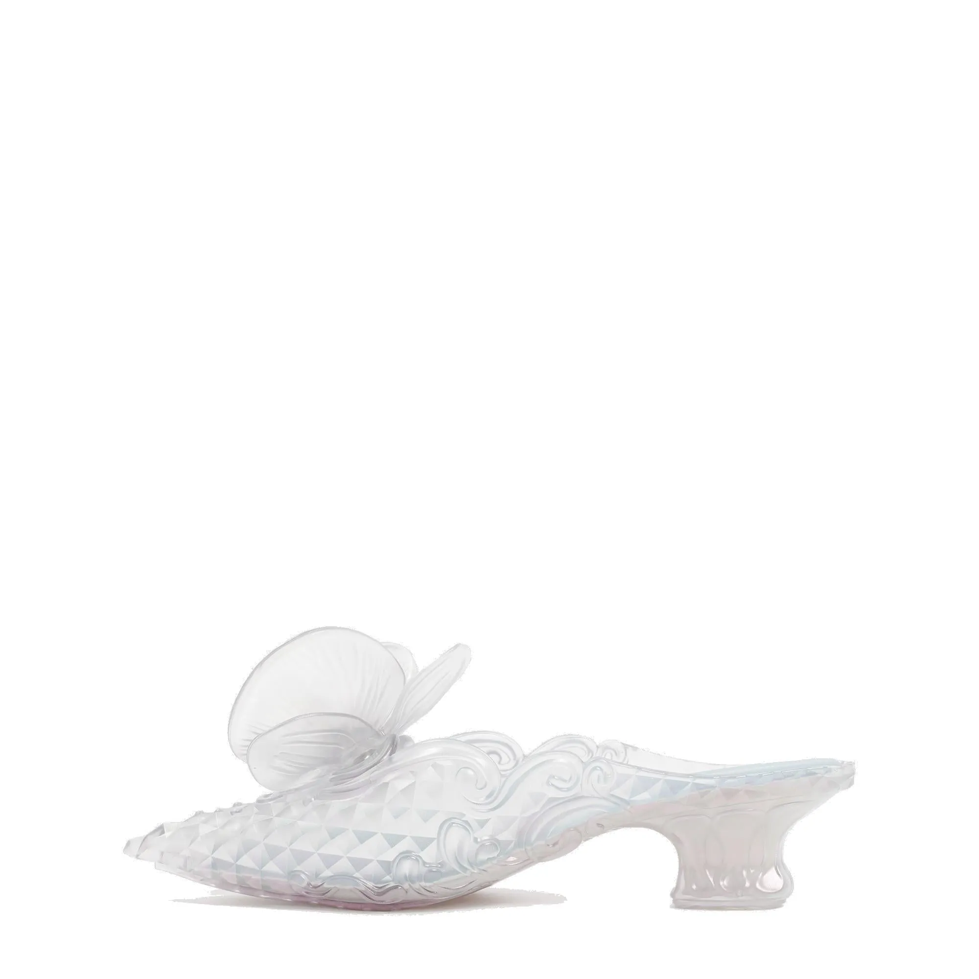 Y/Project X Melissa Flower Detailed Pointed Toe Mules
